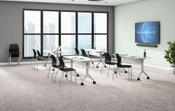 Class Room Style Training Room Tables and Chairs