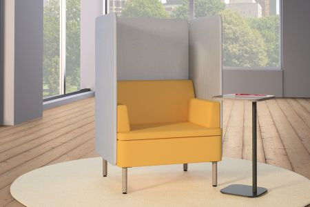 High Wall Acoustic Lounge Chair