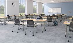 Class Room Style Training Room Tables and Chairs