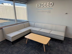 Sectional Sofa and Table
