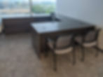 Desk and Seating with Files