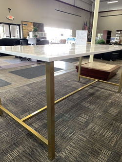 Custom Gold Base Metal Table