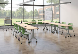 U-Shape Training Room Tables and Chairs