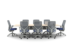 Conference Room Table and Seating
