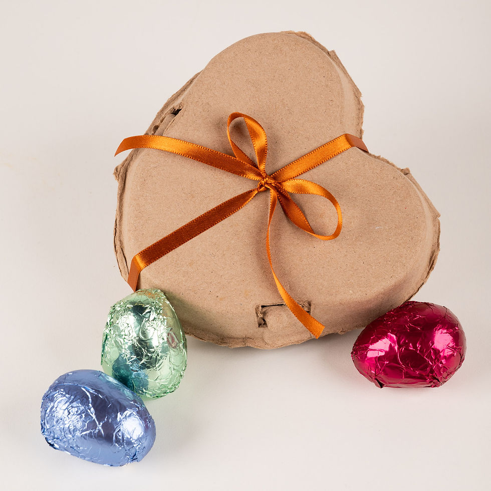 Miniatura: Caixa com 3 ovos especiais