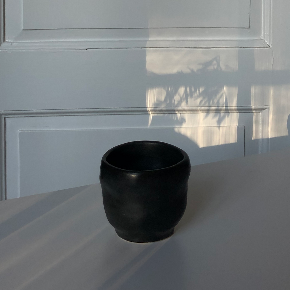 Thumbnail: Body of Clay Cup in Matte Black