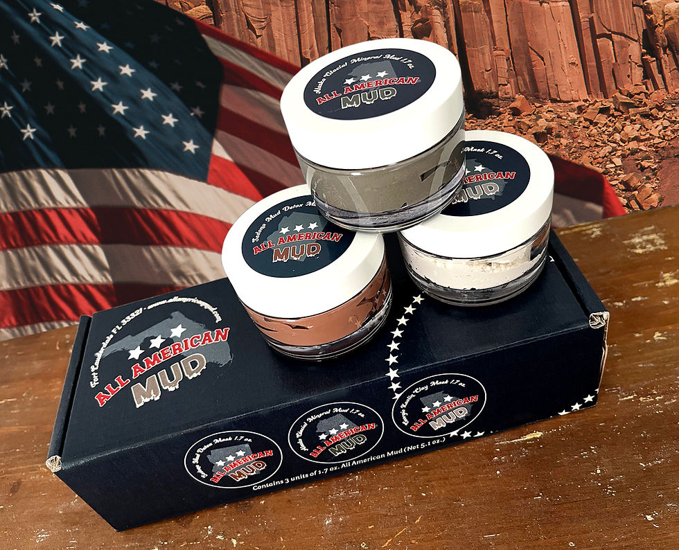 All American Mud Set of 3 Mud Pack