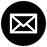email icon white on black