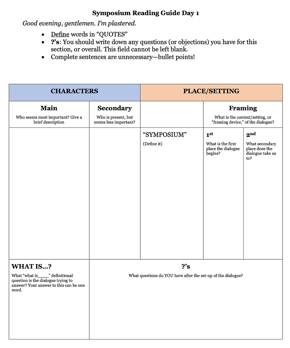 Reading Guides