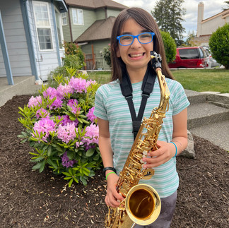 Ava Saxophonist in Jazz Band - Kidzz Helping Kidzz