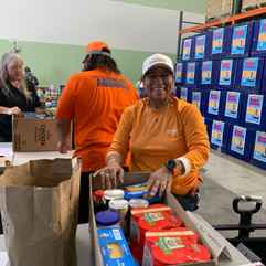 food drive sorting party hungry child support family resource center
