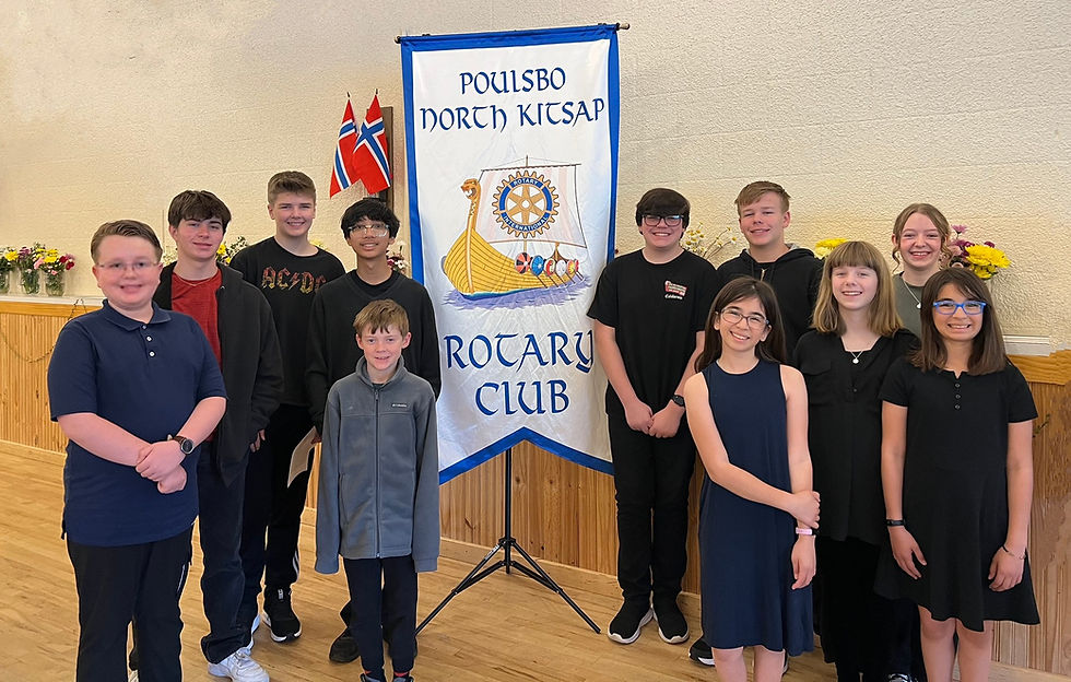 Kidzz Helping Kidzz presentation at Poulsbo Sons of Norway