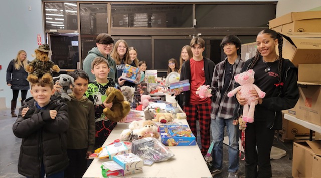 toy drive donation sorting party kidzz helping kidzz