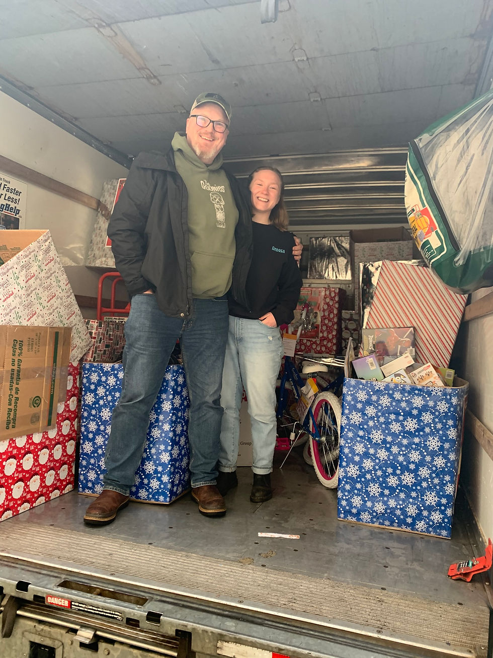 Kidzz Helping Kidzz Holiday Toy Drive 2025 - driver  adam and andie