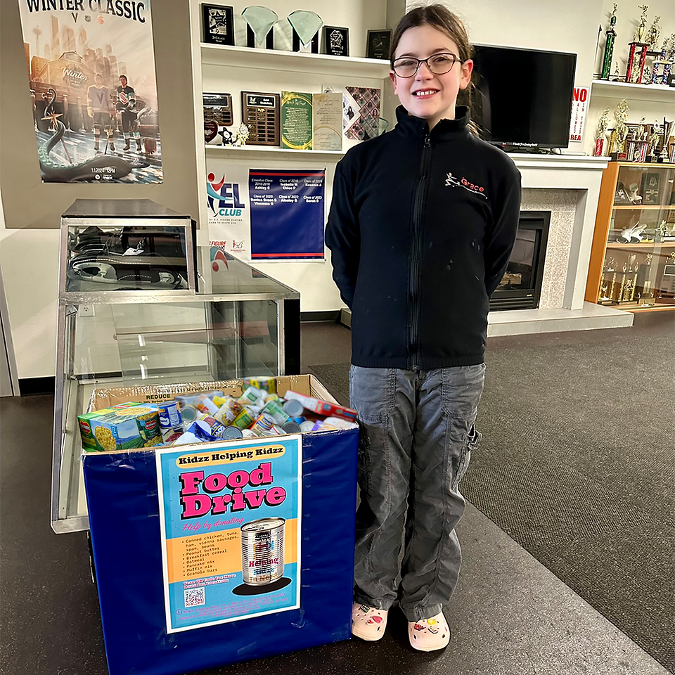 Bremerton Ice Center combats childhood hunger in Kitsap County with Kidzz Helping Kidzz