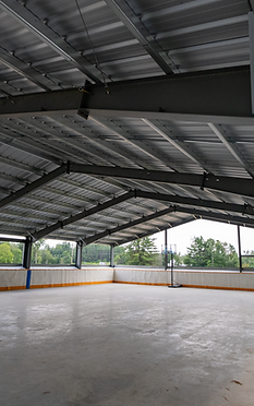 Steel recreation building designed for sports facilities, community spaces, and entertainment venues.