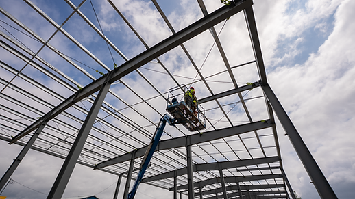 Engineered steel building customized to meet operational requirements, layout, and future expansion.