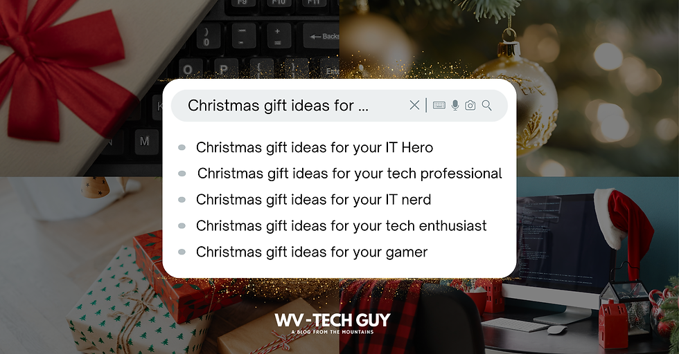 Tech Gifts 2025!