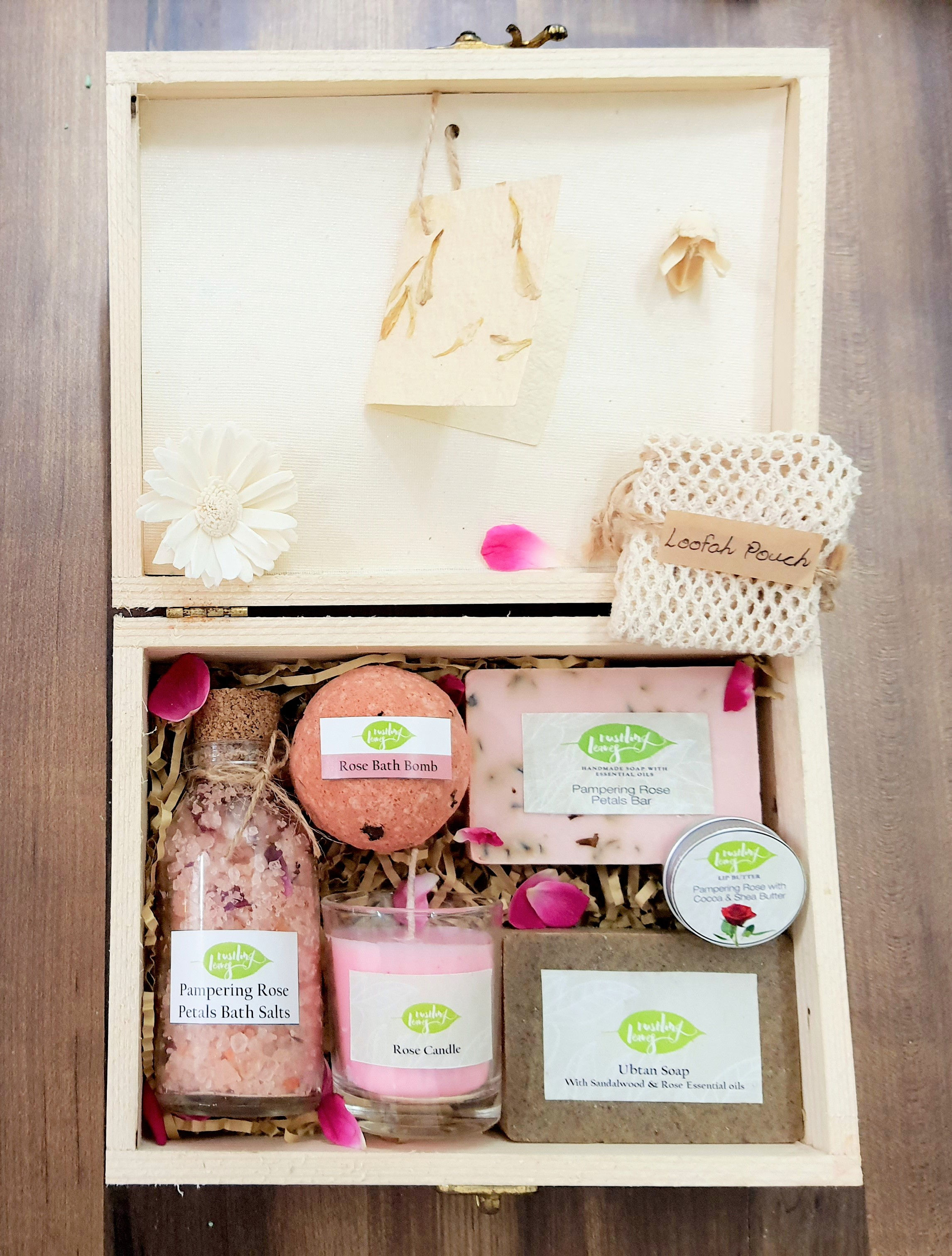 Rose Luxury Spa Gift Set