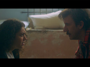 Michelle Torian and Luke Barnett in the in the thriller Teacher's Pet