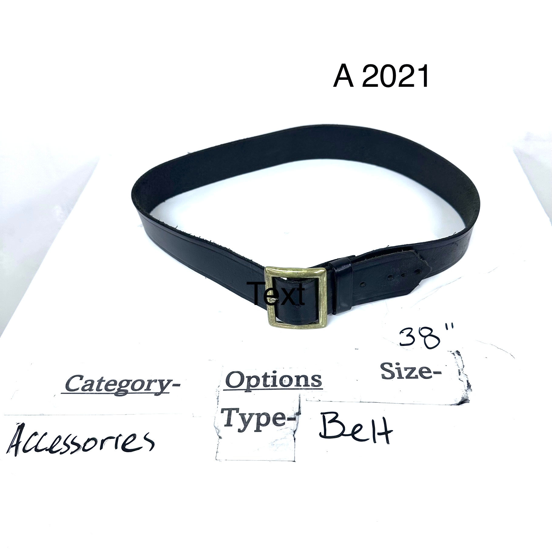 Adult belt 38”