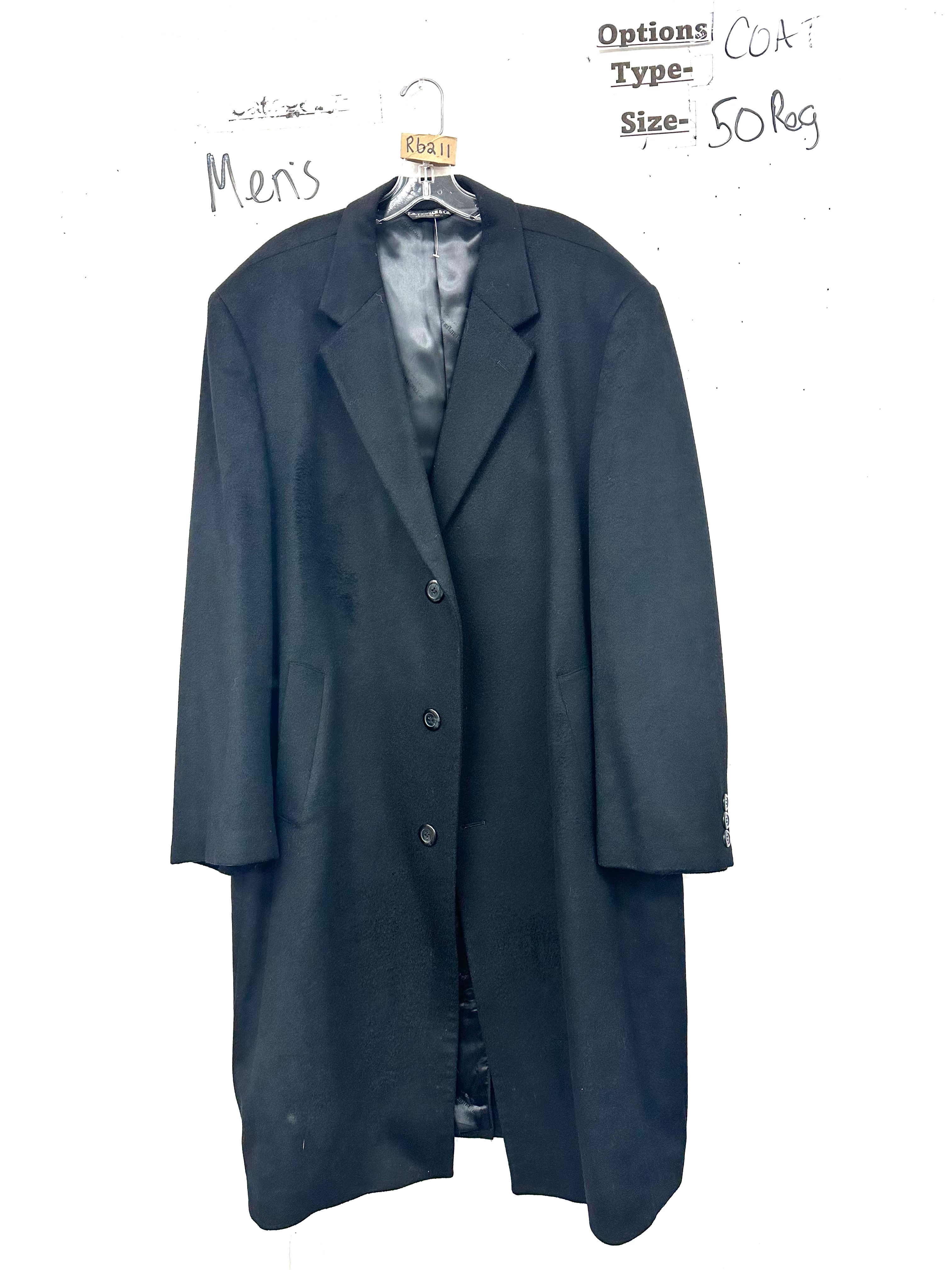 Men’s wool overcoat 