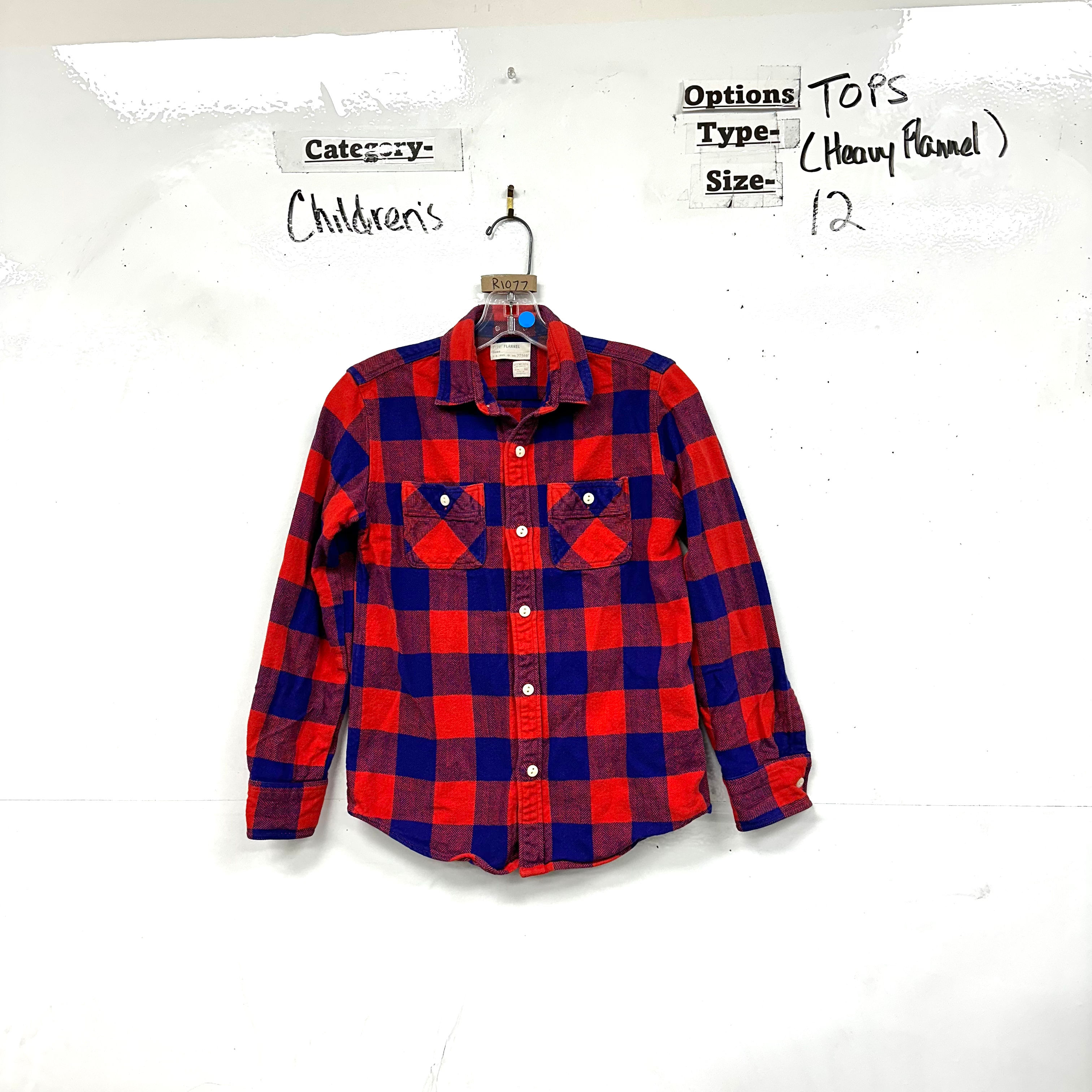 Children’s heavy flannel shirt 