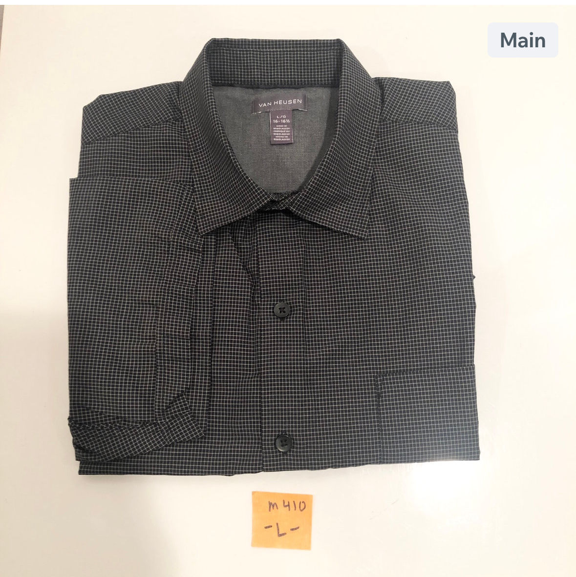 Men’s Shortsleeve Shirt -16 “neck