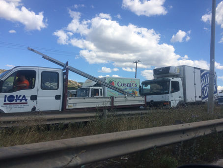 Σταμάτησε η κυκλοφορία πριν λίγα λεπτά στον περιφερειακό.