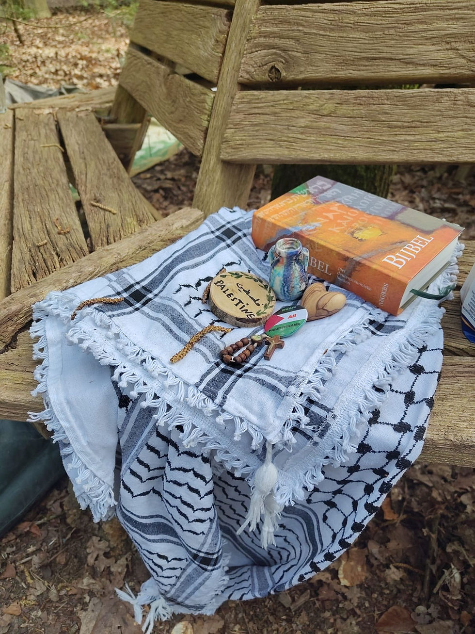 Protestantse synode schrijft in Lunters bos verklaring in solidariteit met Palestijnen