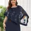 Thumbnail: Embellished Cape Overlay Evening Gown