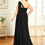 Thumbnail: Athena One-Shoulder Chiffon Drape Dress Sz 20 ONE ONLY