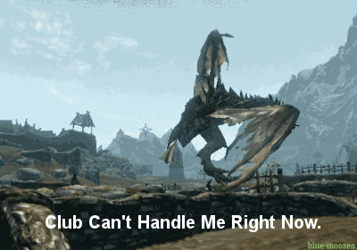 The club can't handle me rn