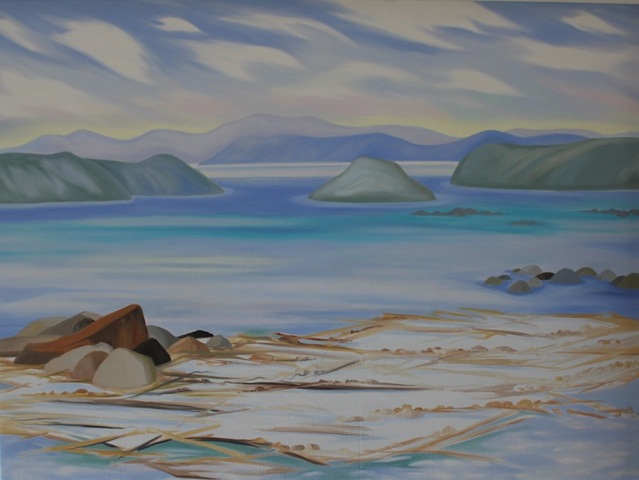 View from the Beach at Tanu