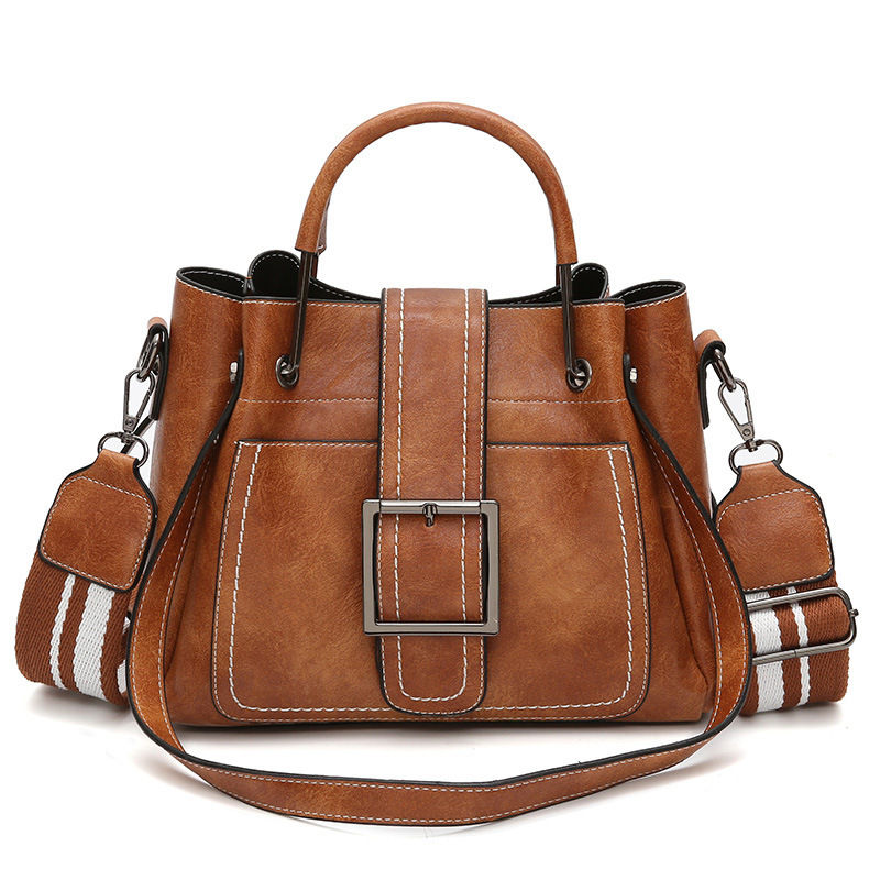 Bolsas de Couro Vintage e Macio Para Mulheres