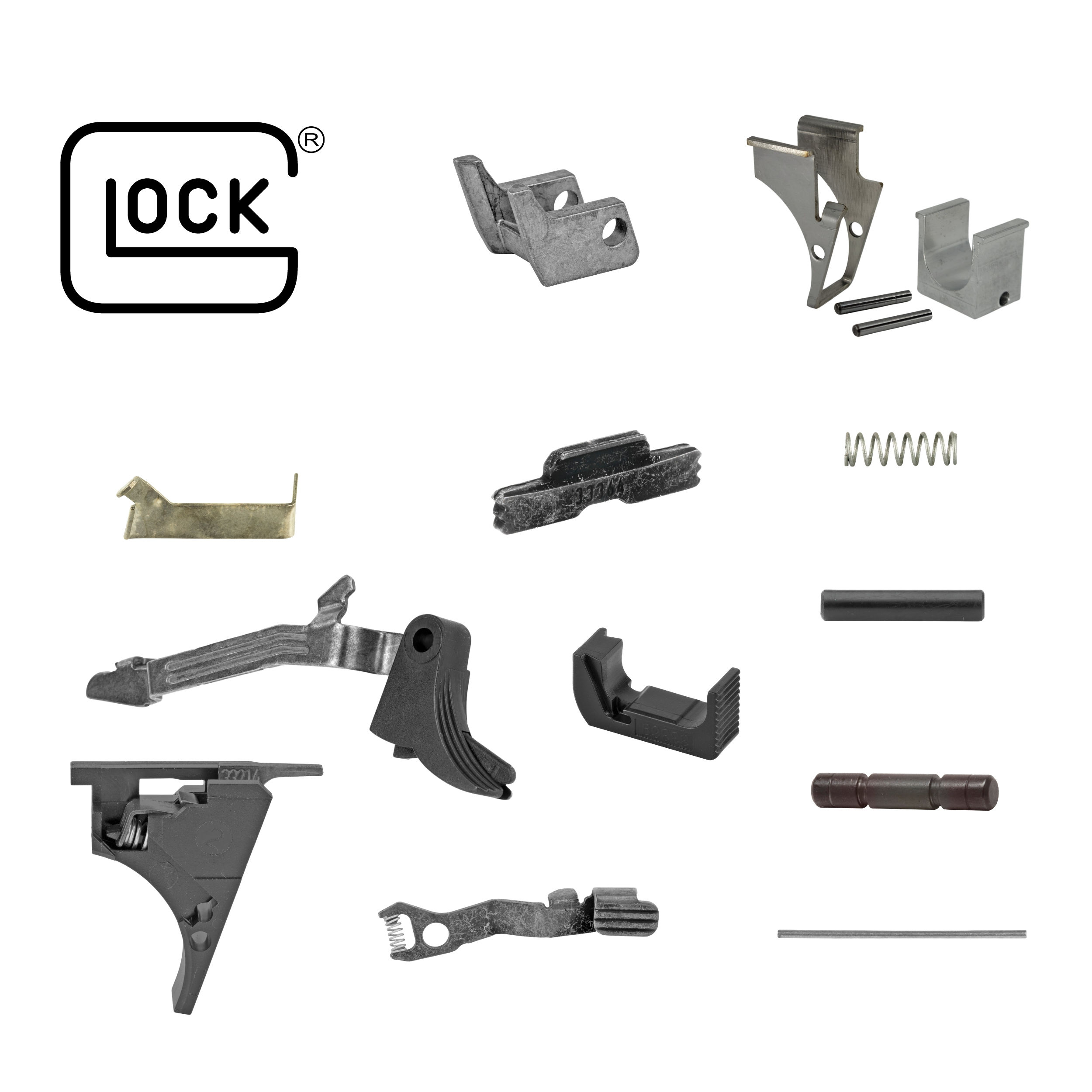 GLOCK 43 OEM Lower Parts Kit w/ Locking Block and Rails