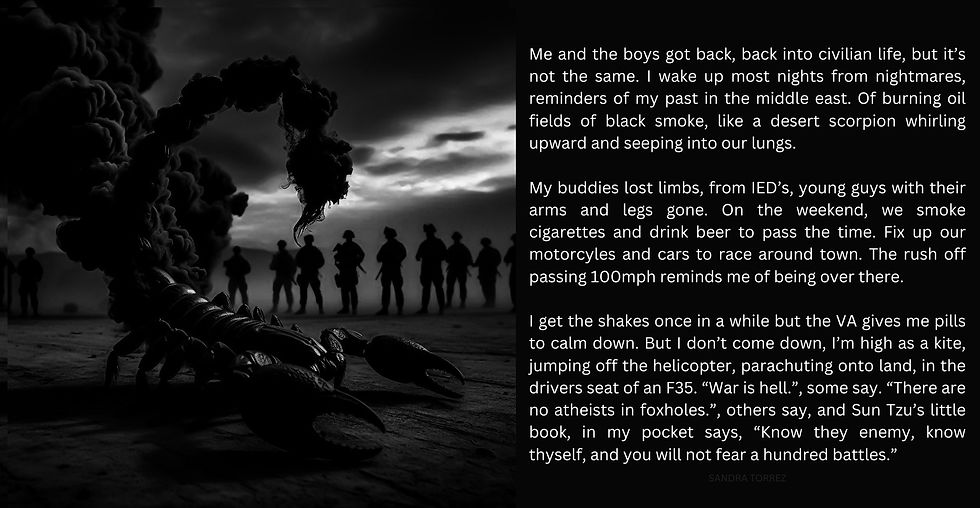 Poem: Desert Scorpion by Sandra Torrez