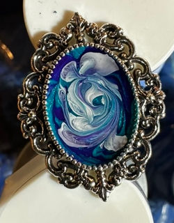 swirls of blue