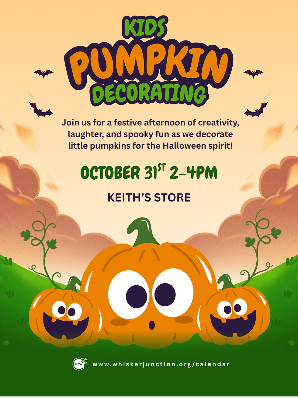 Kids Pumpkin Decorating