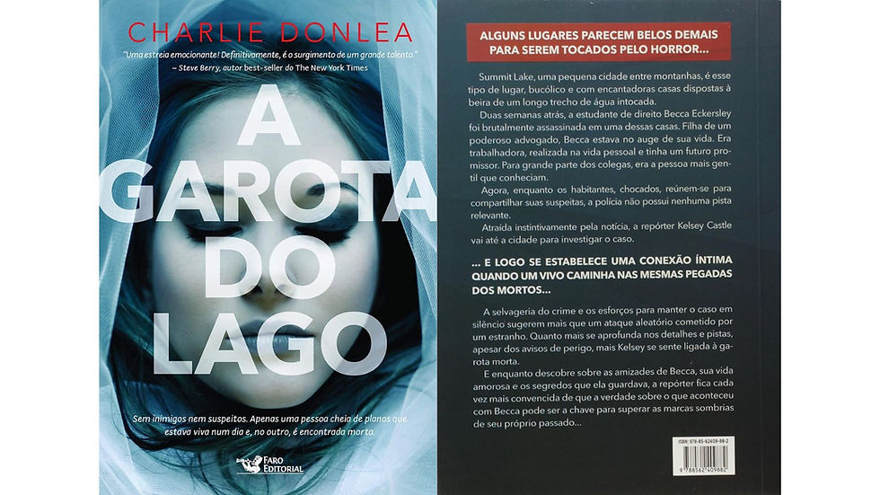 capa livro a garota do lago