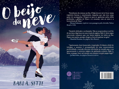 capa livro o beijo da neve