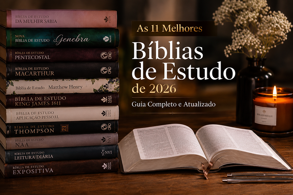Melhores Bíblias de Estudo de 2026