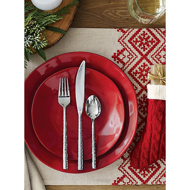 Menaje color rojo para navidad