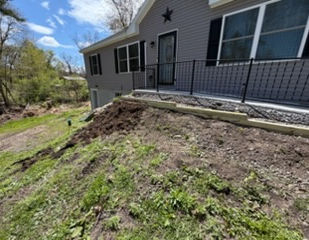 Triple M Paving & Excavating retaining wall, Hurley NY