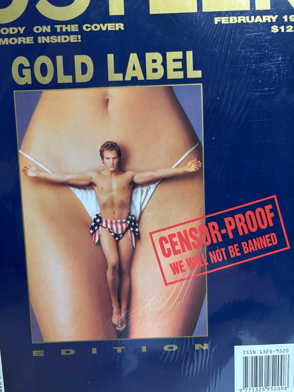 Thumbnail: Australian Hustler Magazine February 1997 Gold Label 