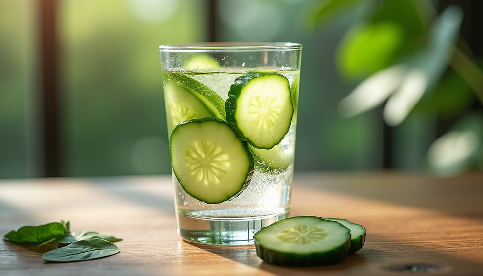 Hydrating with water supports skin elasticity