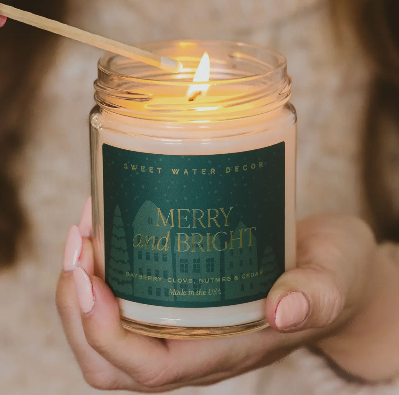 Merry and Bright Candle