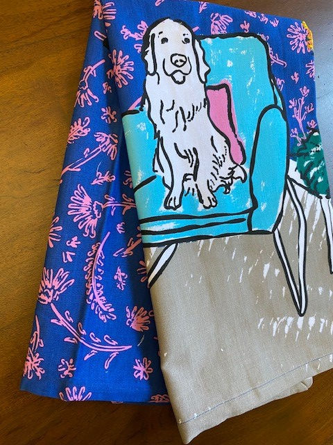 Thumbnail: Spoiled Dog Tea Towel
