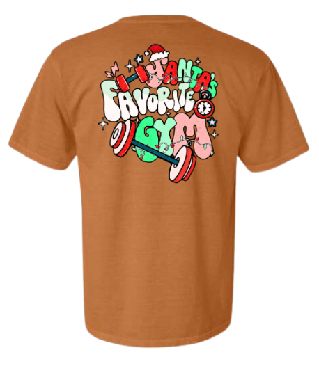 Thumbnail: Santa's Fav Gym Unisex T-shirt