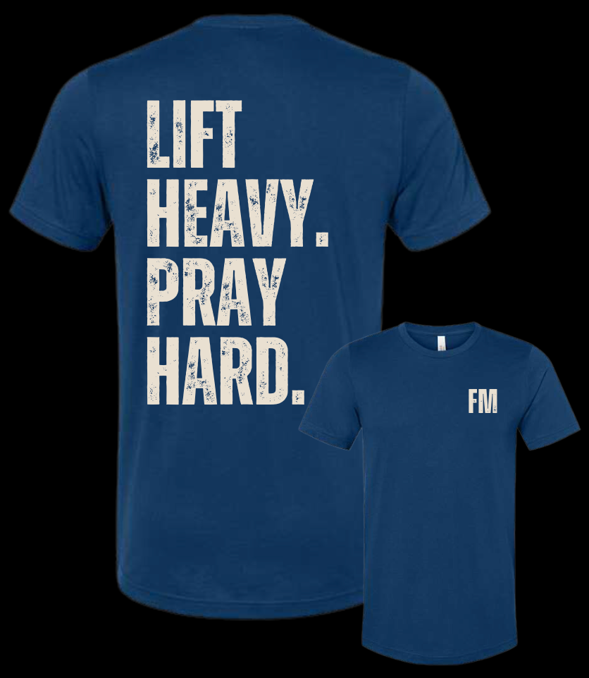 Thumbnail: Lift Heavy Pray Hard - Unisex T-shirt